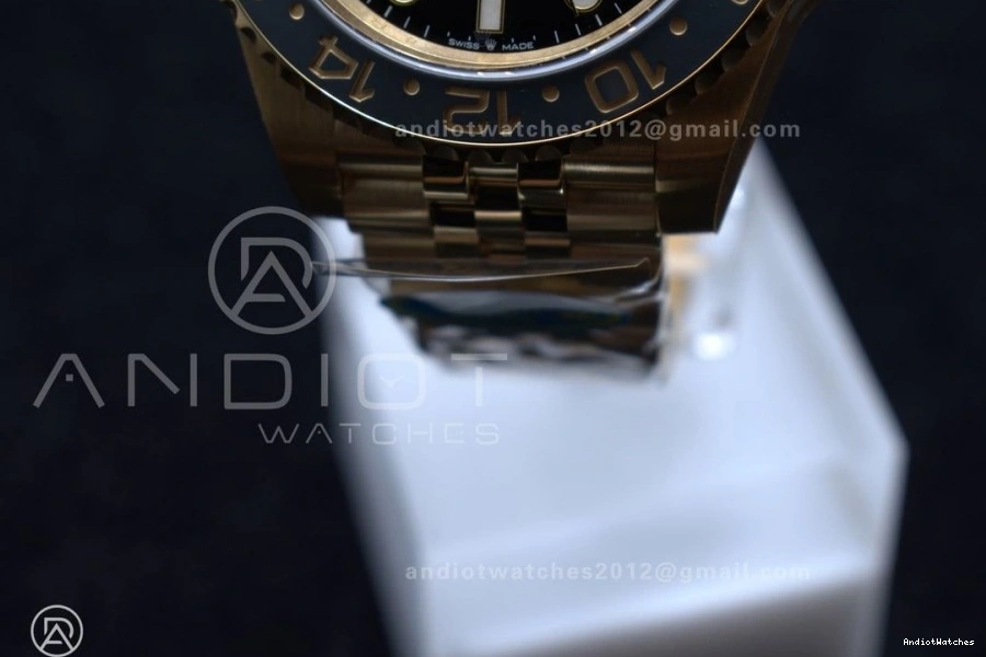 Best on GMT GRNR YG Dial Master Edition 928 126718 Versatile Jubilee Clean II CHS 1:1 Bracelet DD3285 Black 1029